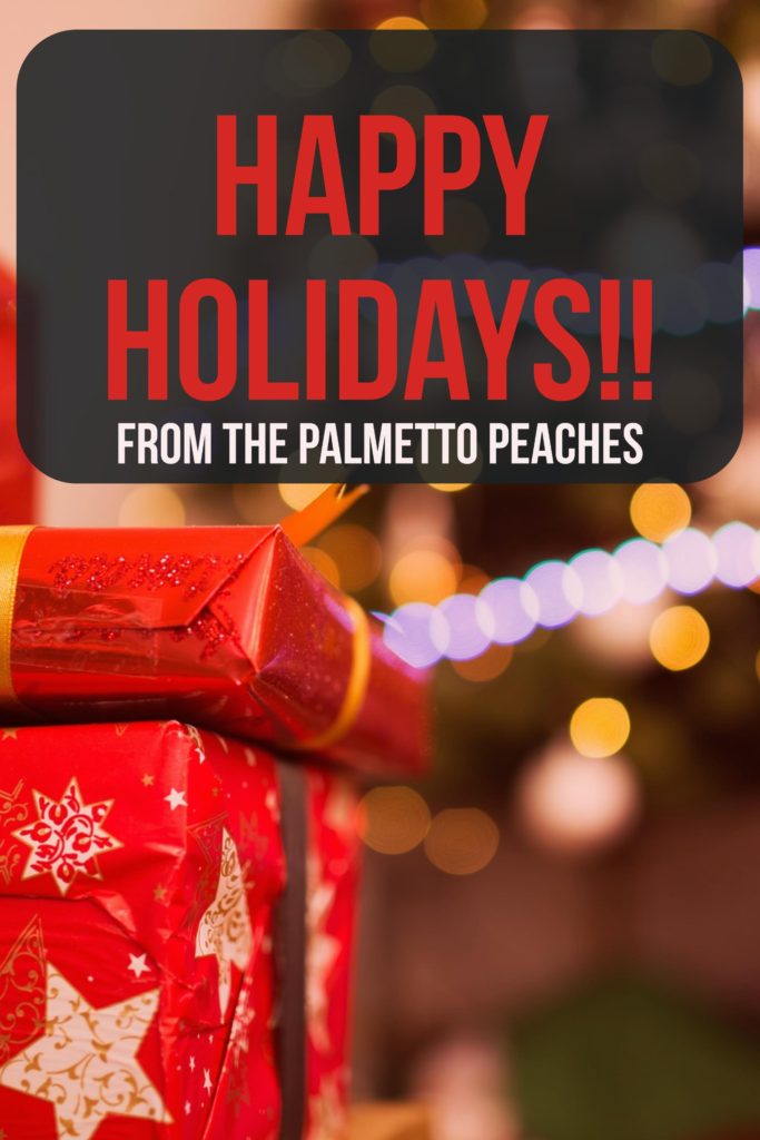 Happy Holidays - The Palmetto Peaches - palmsinatl.com