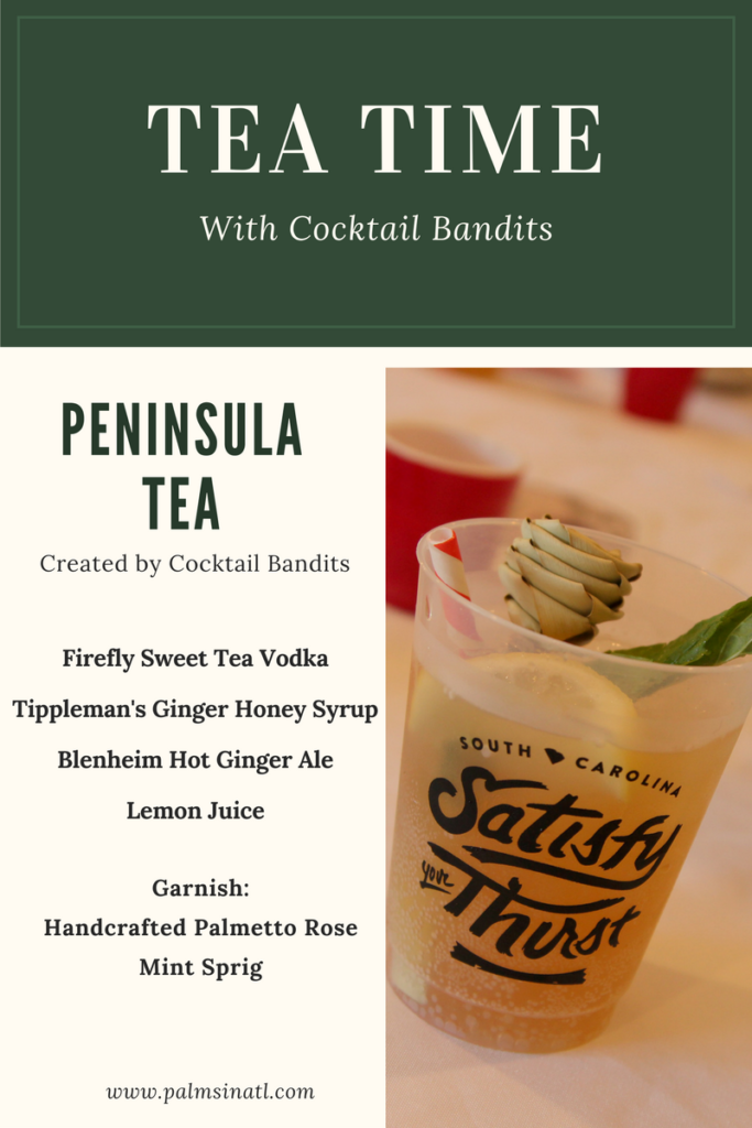 Tea Time with Cocktail Bandits -- The Palmetto Peaches