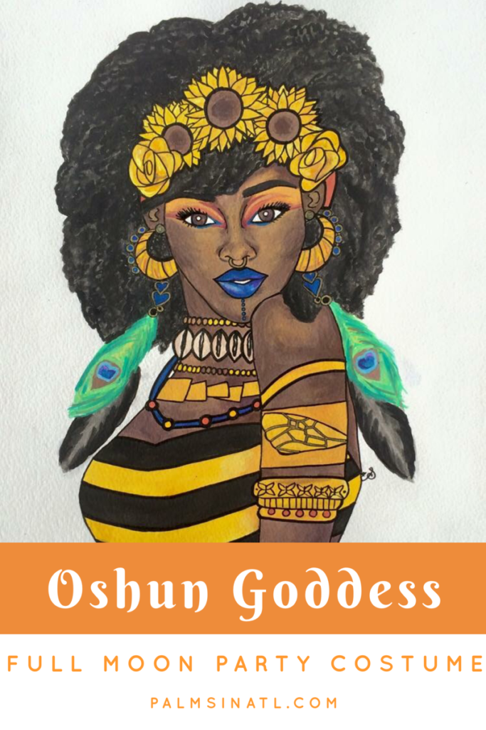 Oshun Goddess Costume - The Palmetto Peaches